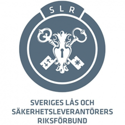 Sveriges lås och säkerhetsleverantörers riksförbund logo